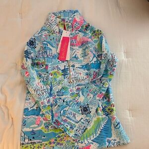 Women’s Lilly Pulitzer Skipper Popover /Lilly Loves Nantucket Print UPF 50+